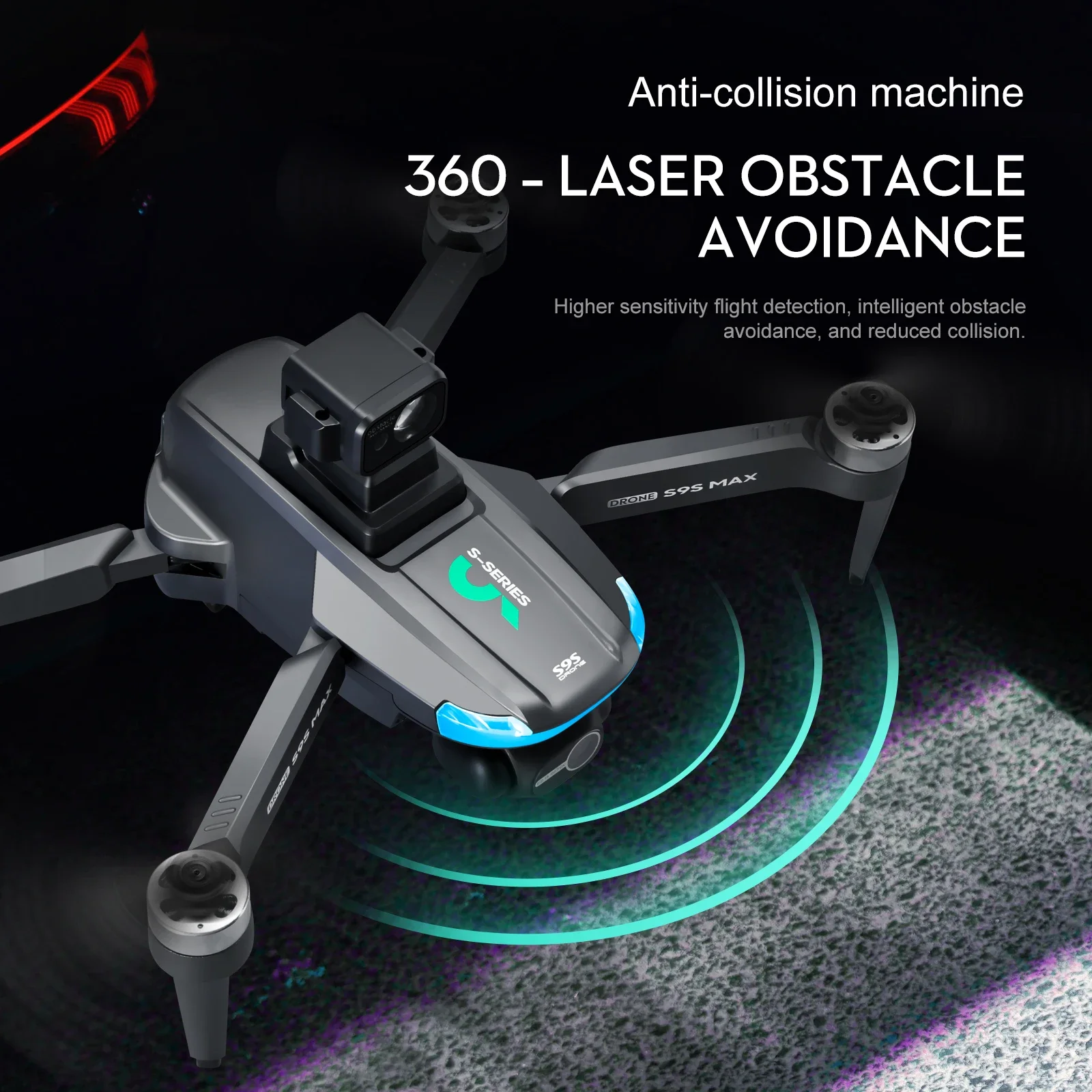 NEW S9S MAX MINI Drone 4K 2-Ax - đánh giá và giá Drone Gimbal