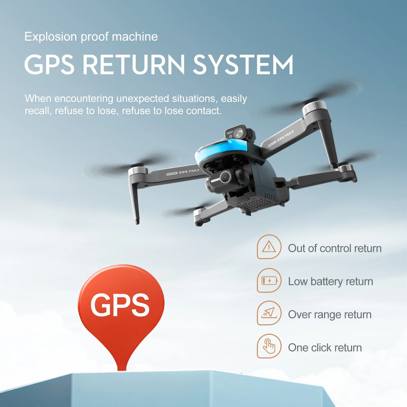 NEW S9S MAX MINI Drone 4K 2-Ax - đánh giá và giá Drone Gimbal